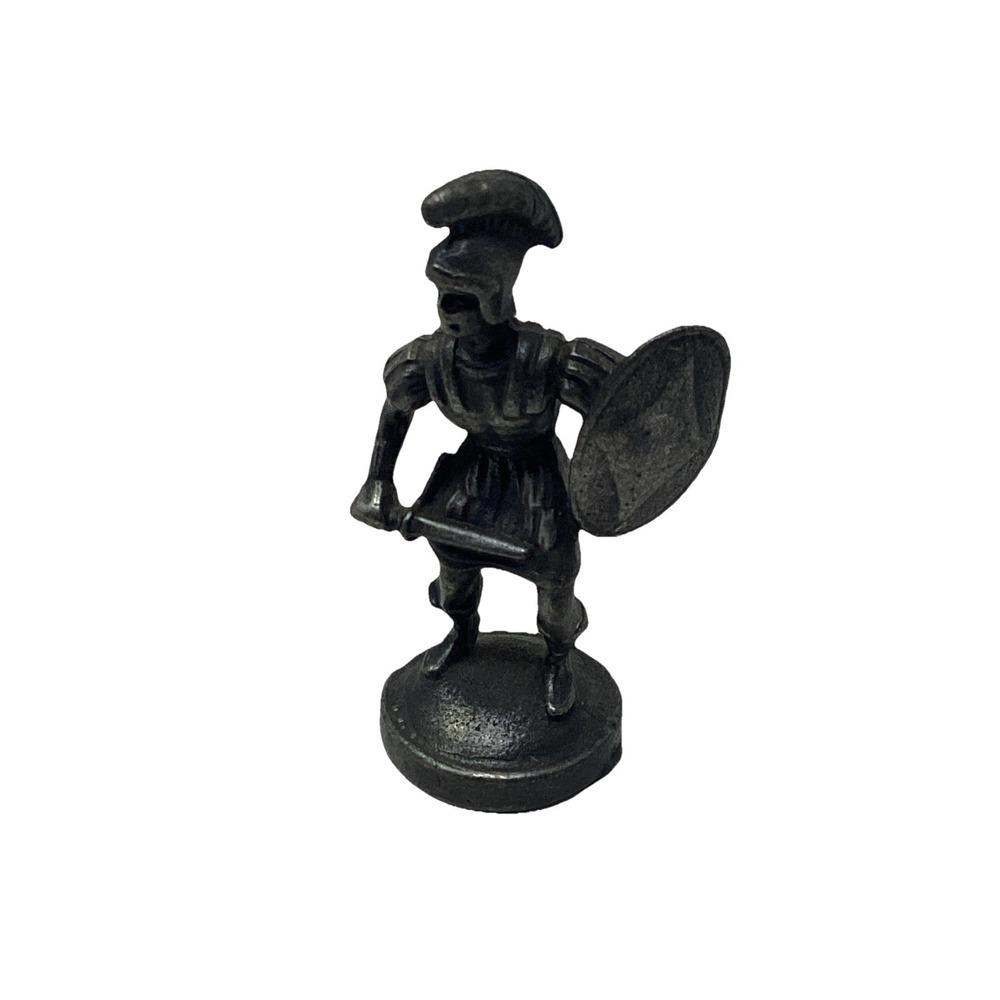 Vintage Pewter Roman Gladiator/Warrior/Soldier 2 1/2" Figure